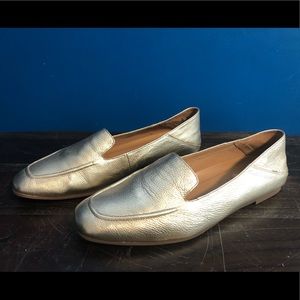 Gold flats by Franco Sarto, women’s size 10